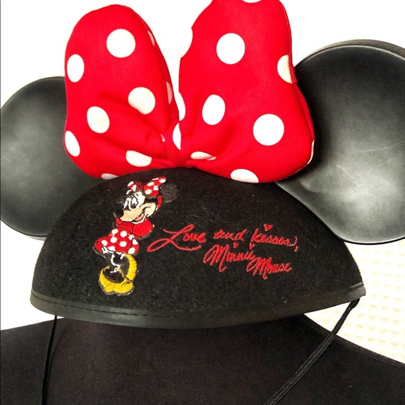 Minnie Mouse Ears Bow Hat Youth size - Picture 1 of 5